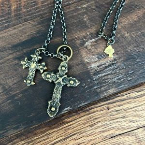 Angel Court Cross Necklace